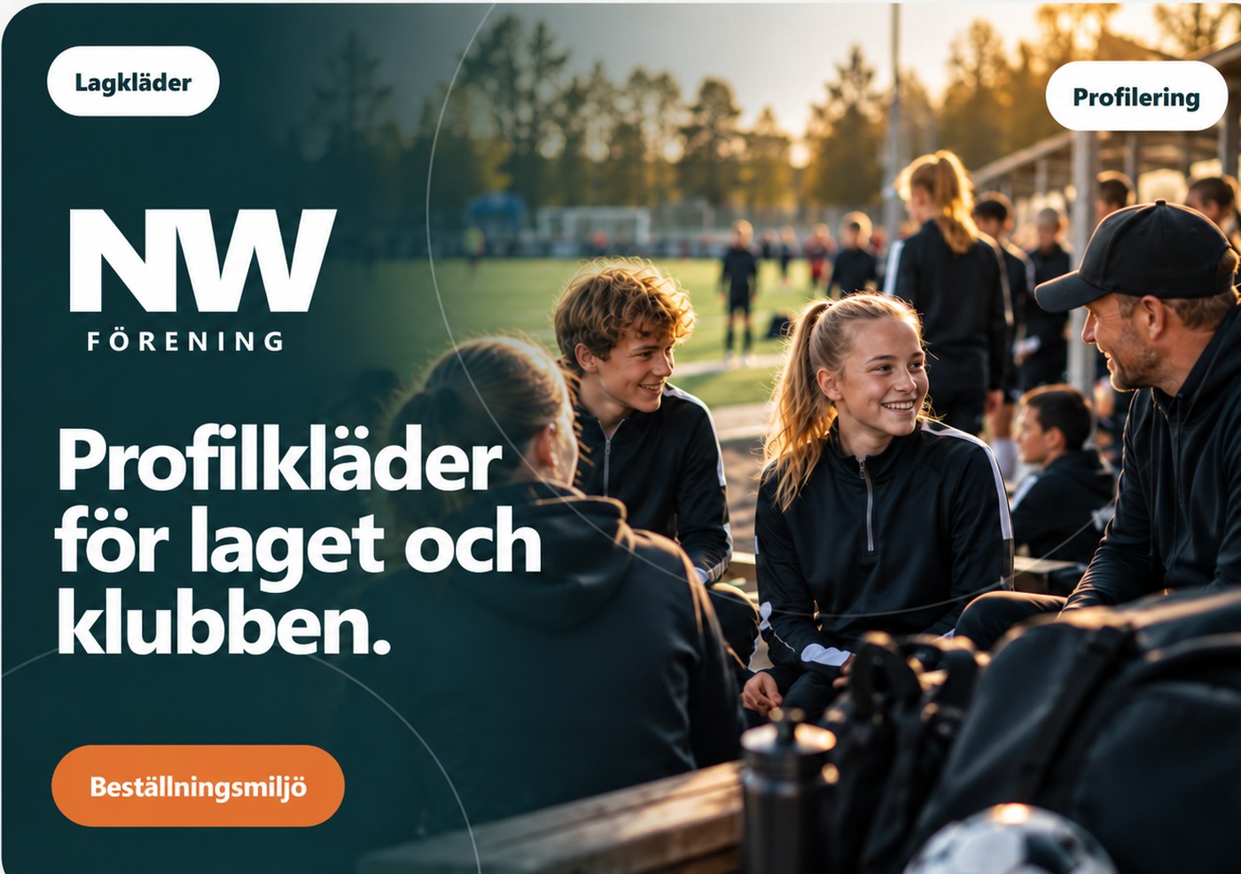 Föreningskläder för lag och klubb