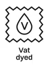 Vat dyed