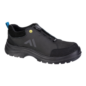 Arbetssko-Komposit-Textil-Mocka-Lågsko-S1-SR-FO-Svart