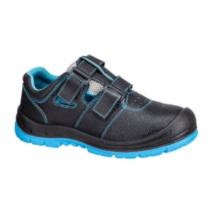 Binder Sandal  S1P SR FO - Svart/Blå