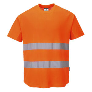Varsel-T-shirt med meshpaneler