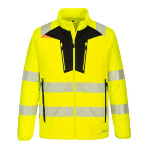 Alternative view of DX4 Hi-Vis Hybrid Baffle Jacket