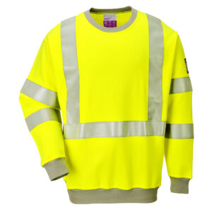 FR Modaflame Anti-Statisk Hi-Vis Sweatshirt