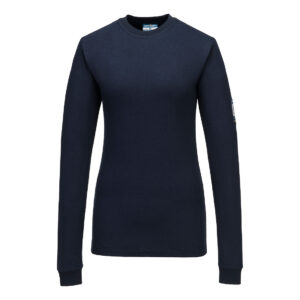 Modaflame Stickad FR Långärmad t-shirt för damer