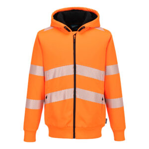PW321 Hi-Vis vinterhoodie med dragkedja