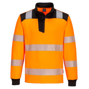 PW3 Varsel 1/4 Zip Sweatshirt med dragkedja