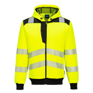 Alternative view of PW3 Hi-Vis Zip Hoodie med dragkedja