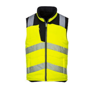 Alternative view of PW3 Hi-Vis Reversible Bodywarmer