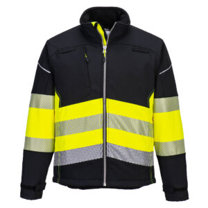 Alternative view of PW3 Hi-Vis Klass 1 Softshell Jacka (3L)