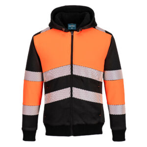 PW3 Zipped Class 1 Winter Hoodie med dragkedja
