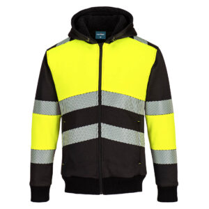 Alternative view of PW3 Zipped Class 1 Winter Hoodie med dragkedja