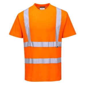 Varsel-T-shirt i bomullsblandning