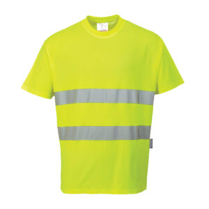 Varsel-T-shirt i bomullsblandning
