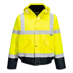 Alternative view of Varsel Tvåfärgade Bomber Jacka