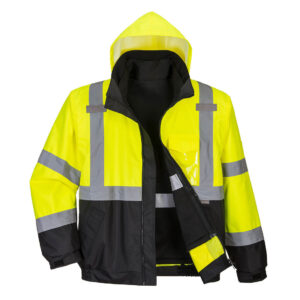Hi-Vis Premium 3-in-1 Bomber Jacka