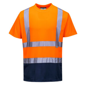 Alternative view of Tvåfärgad varsel-T-shirt