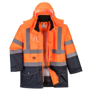 Hi-Vis 7-i-1 Contrast Traffic Jacka