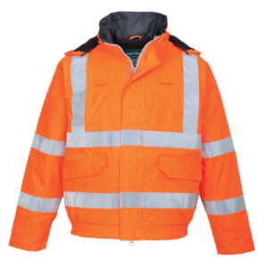 Bizflame Regn Hi-Vis Antistatisk FR Bomber Jacka