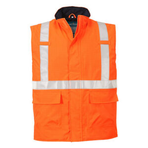 Bizflame Regn Hi-Vis Antistatisk FR Jacka