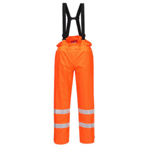 Bizflame Regn Ofodrad - Hi-Vis Antistatisk FR Byxa
