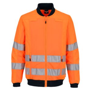 Varsel arbetsjacka med Mesh Panel