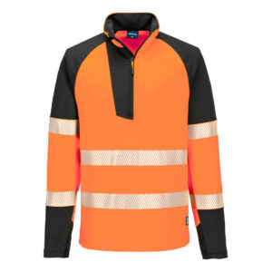 PW3 Varsel 1/4 Zip Sweatshirt med dragkedja