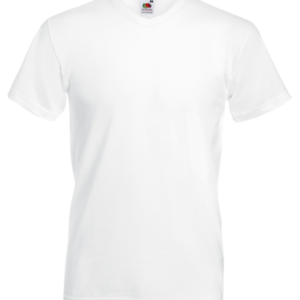 Valueweight V Neck Tee - White