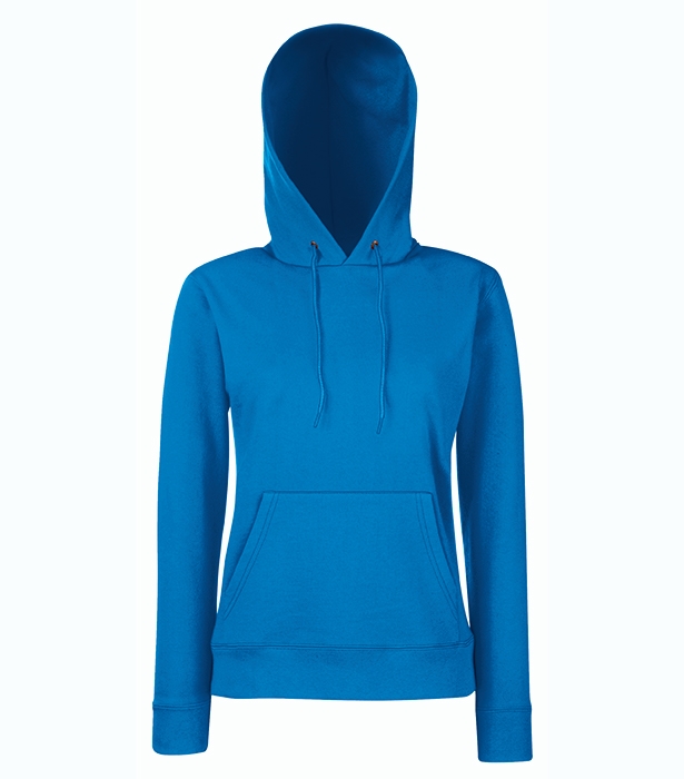 Ladies Classic Hooded Sweat - RoyalBlue