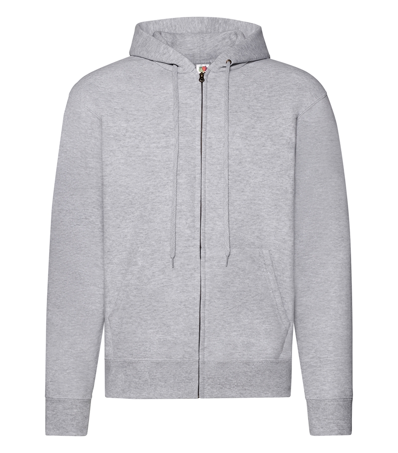 Classic Hooded Sweat Jacket - Heather Grey