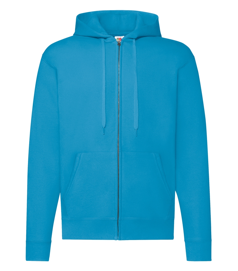 Classic Hooded Sweat Jacket - AzureBlue