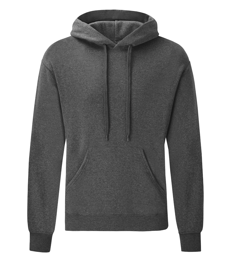 Classic Hooded Sweat - DarkHeatherGrey