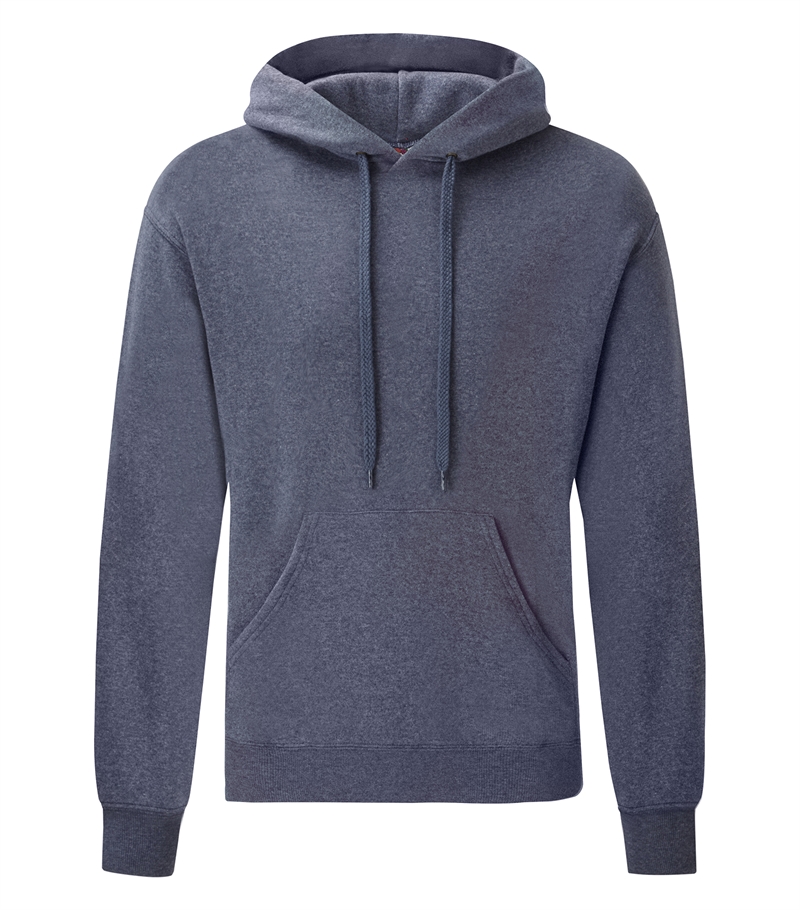 Classic Hooded Sweat - HeatherNavy