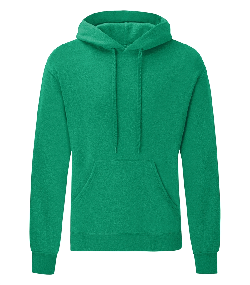 Classic Hooded Sweat - HeatherGreen