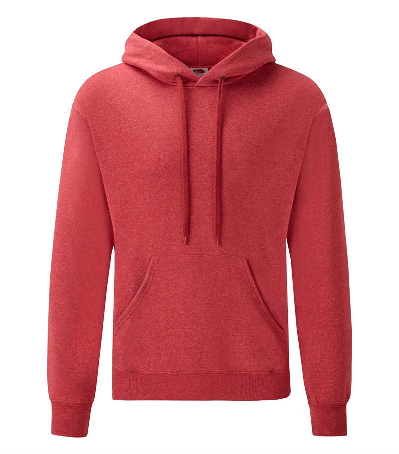 Classic Hooded Sweat - HeatherRed