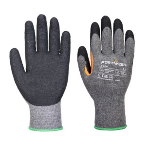 Grip 10 Latexförstärkt tumhandske – 12-pack - Grå/Svart