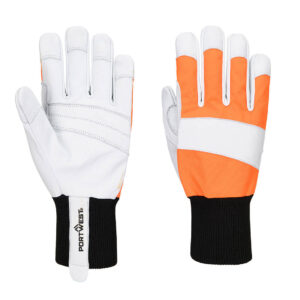 Motorsåg 150 Getläderhandske Klass 1 - Orange