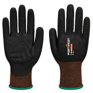 GP Grip 18 Nitril Slät/Sandig handske - Svart
