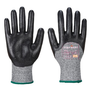 Skärskyddsklass 3/4 Nitril Foam Handske - Svart