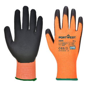 Vis-Tex Skär Resistent Handske - Orange/Svart
