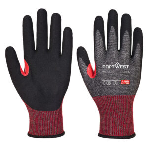 CS Cut F18 Nitrile Handske - Svart