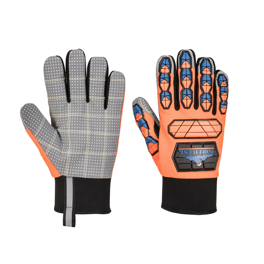 Aqua-Seal Pro Handske - Orange/Blå