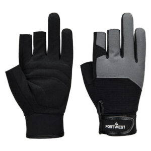 Mechanic 251 Fingerless Glove - Svart