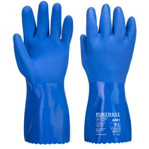 Marine Ultra PVC Chem Gauntlet - Blå