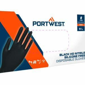Engångshandske HD Nitrile – 100-pack - Svart