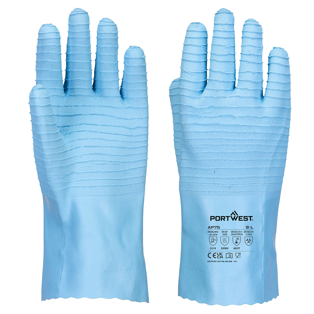 FD Chem B Latex Handske - Blå