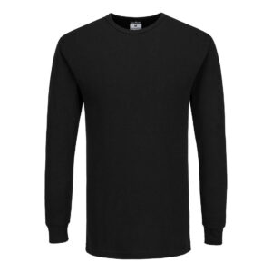 Termisk T-shirt Långärmad - Svart
