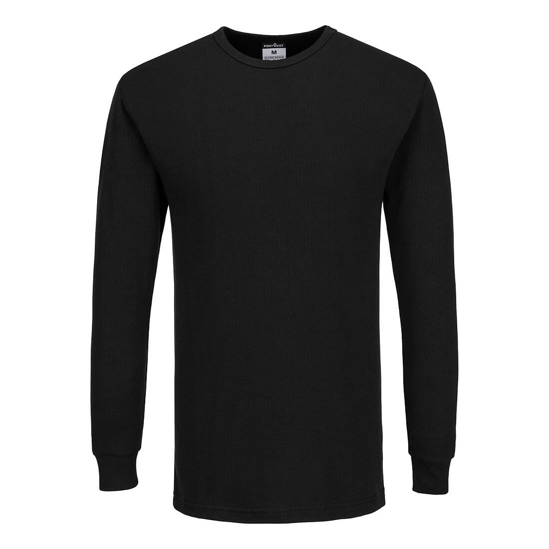 Termisk T-shirt Långärmad - Svart