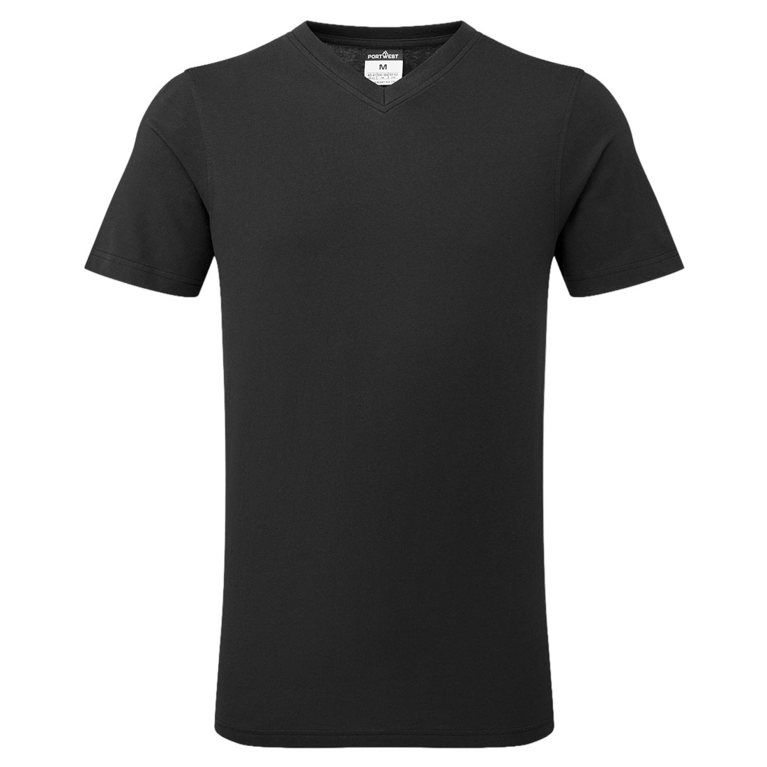 T-shirt med V-ringning i bomull