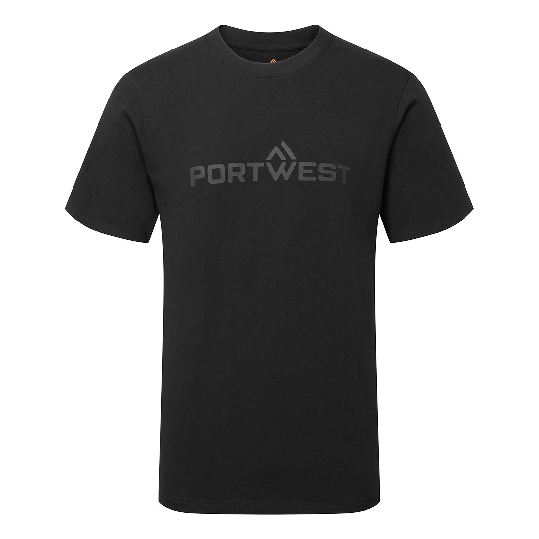 Portwest T-shirt i bomull S/S - Svart
