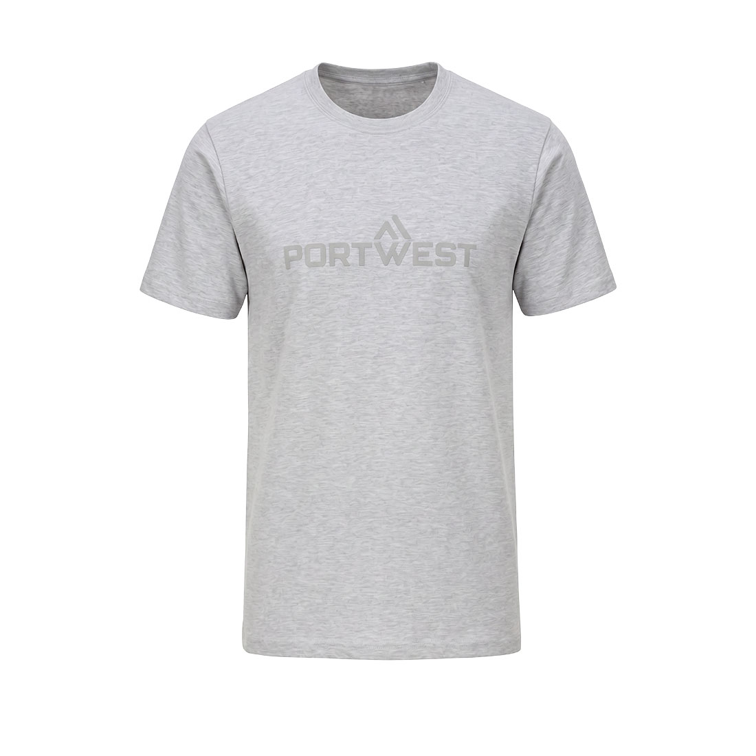 Portwest T-shirt i bomull S/S - Ljung Grå